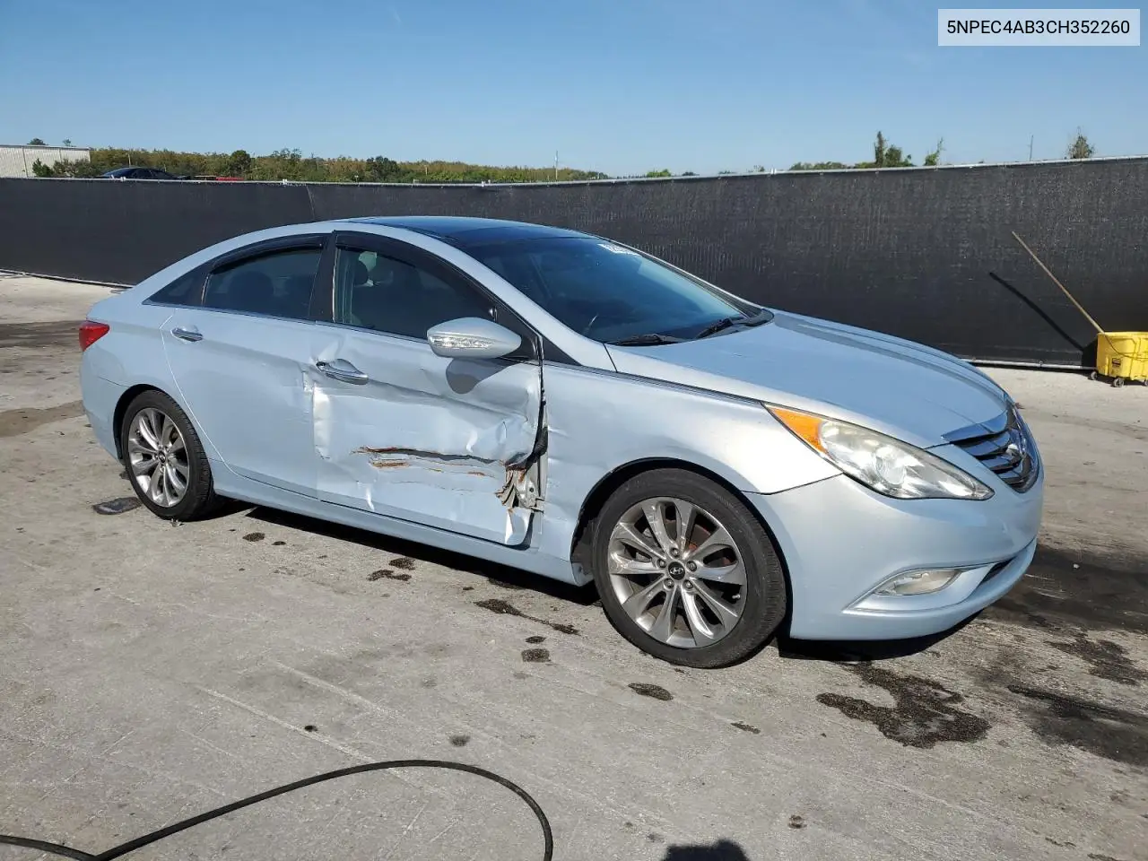 5NPEC4AB3CH352260 2012 Hyundai Sonata Se