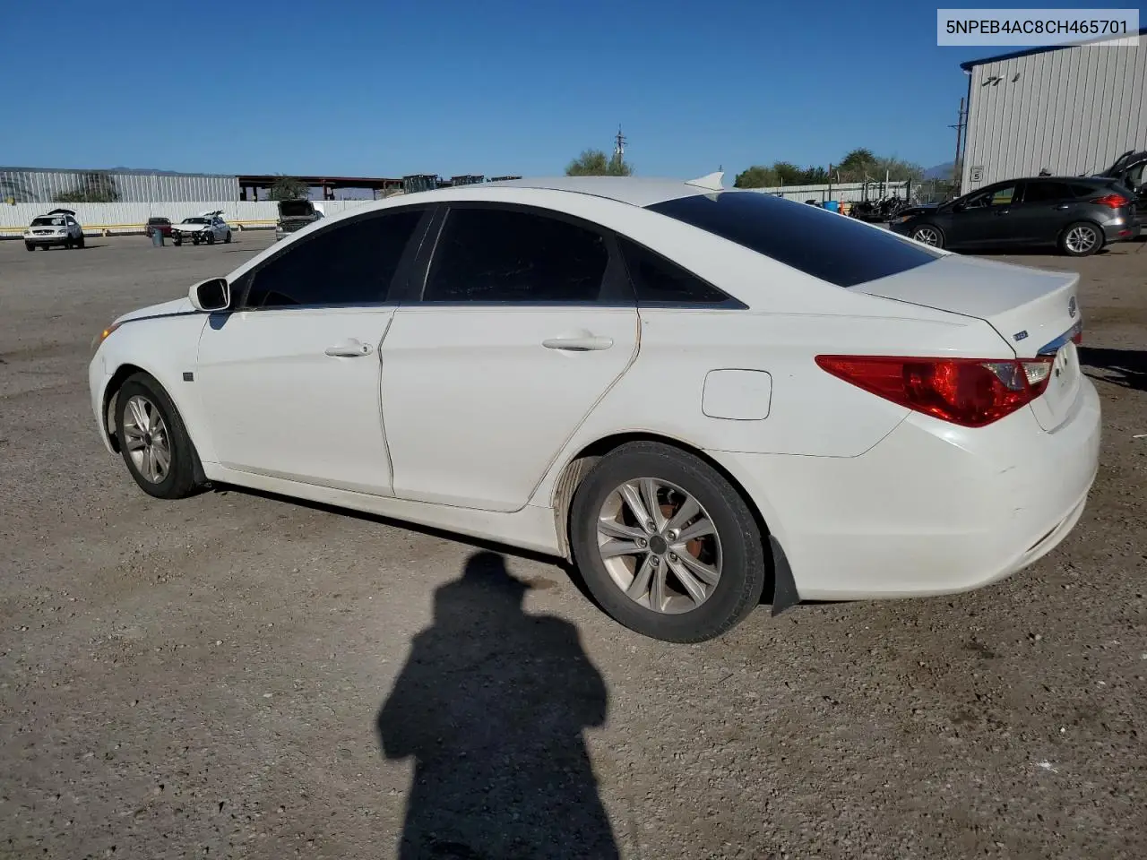 5NPEB4AC8CH465701 2012 Hyundai Sonata Gls