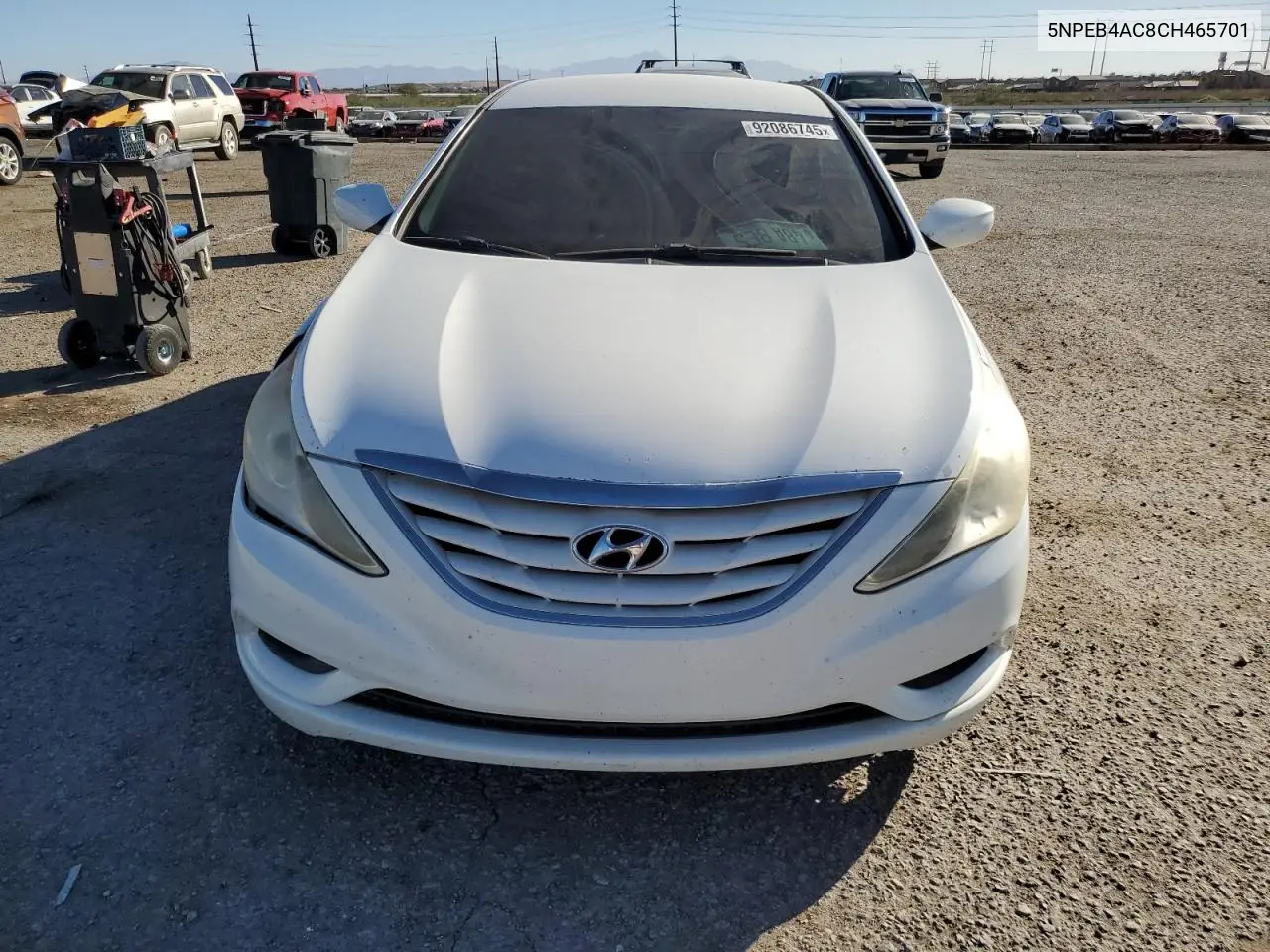 5NPEB4AC8CH465701 2012 Hyundai Sonata Gls
