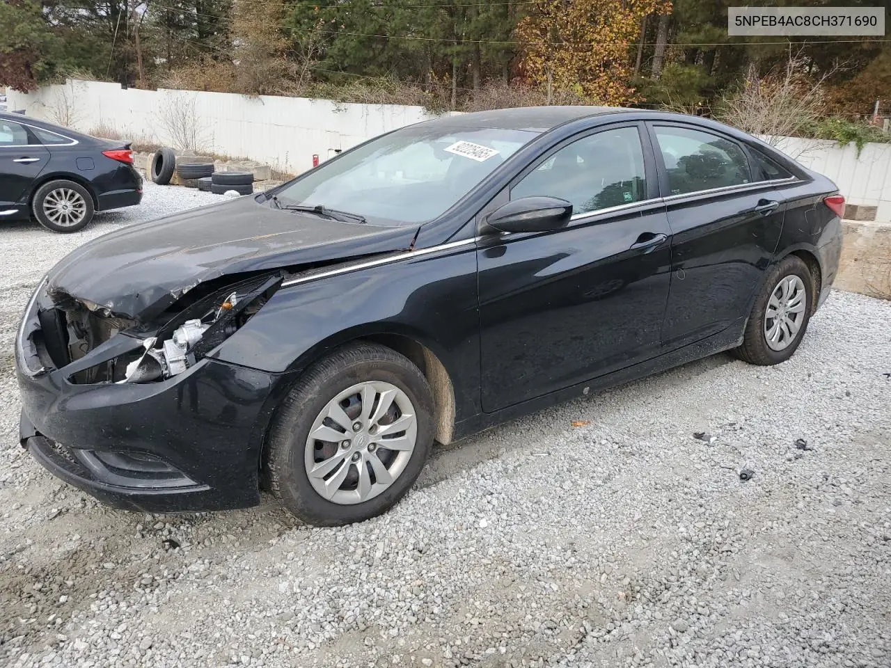 5NPEB4AC8CH371690 2012 Hyundai Sonata Gls