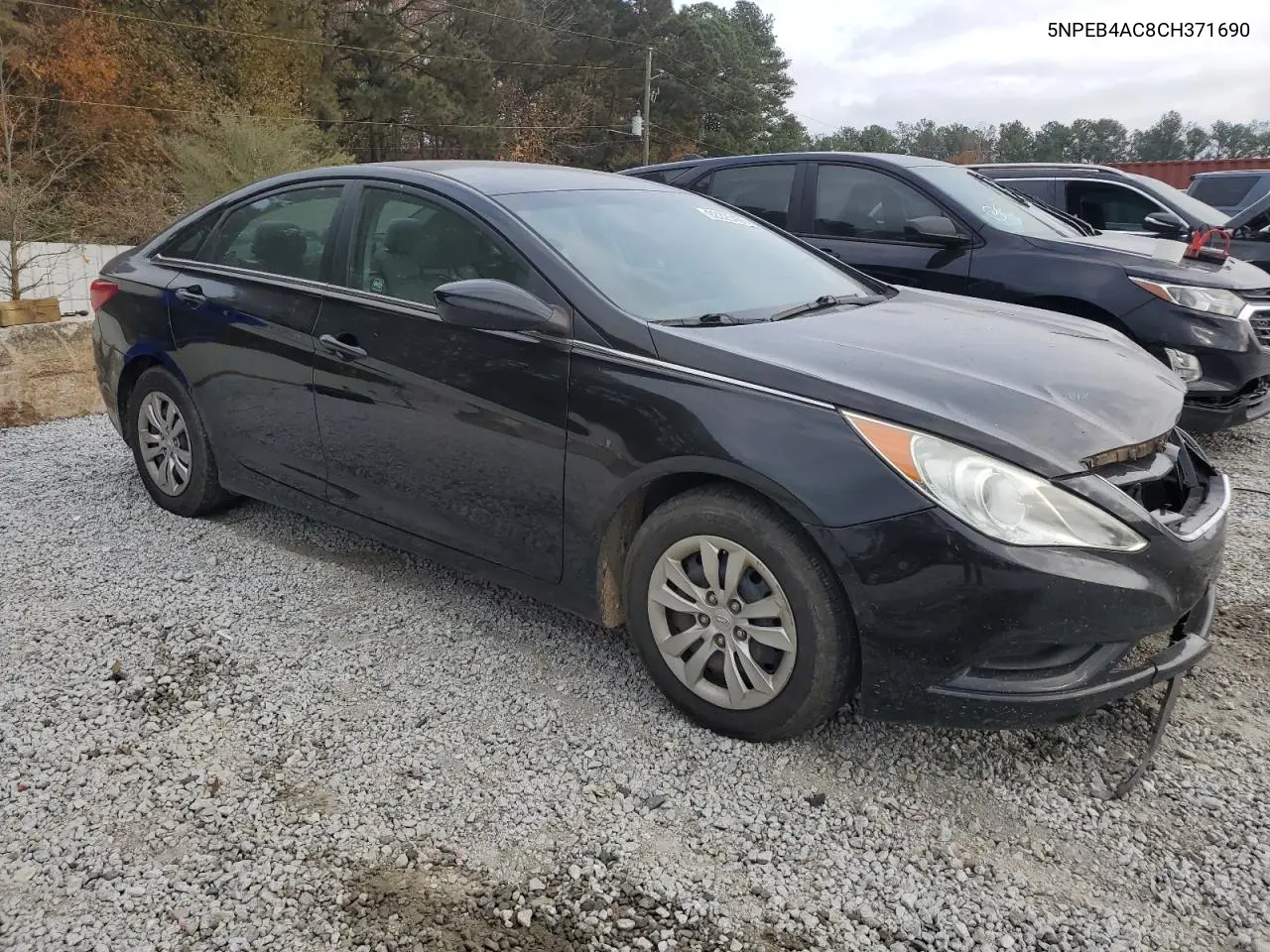 5NPEB4AC8CH371690 2012 Hyundai Sonata Gls