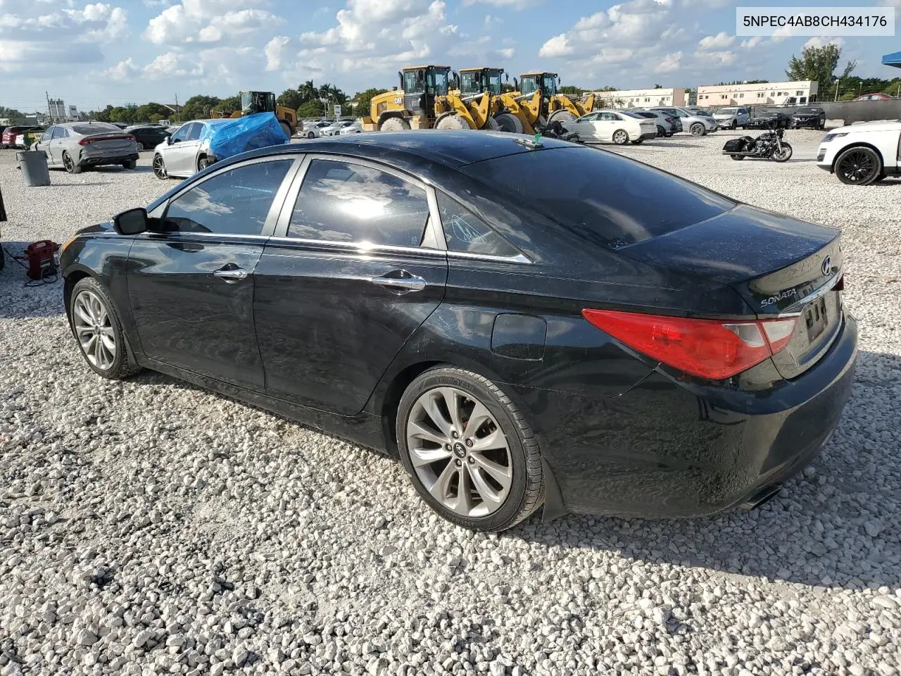 5NPEC4AB8CH434176 2012 Hyundai Sonata Se