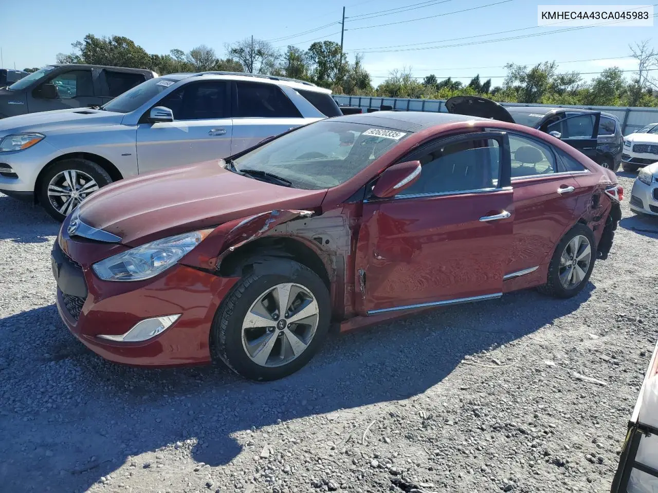 KMHEC4A43CA045983 2012 Hyundai Sonata Hybrid