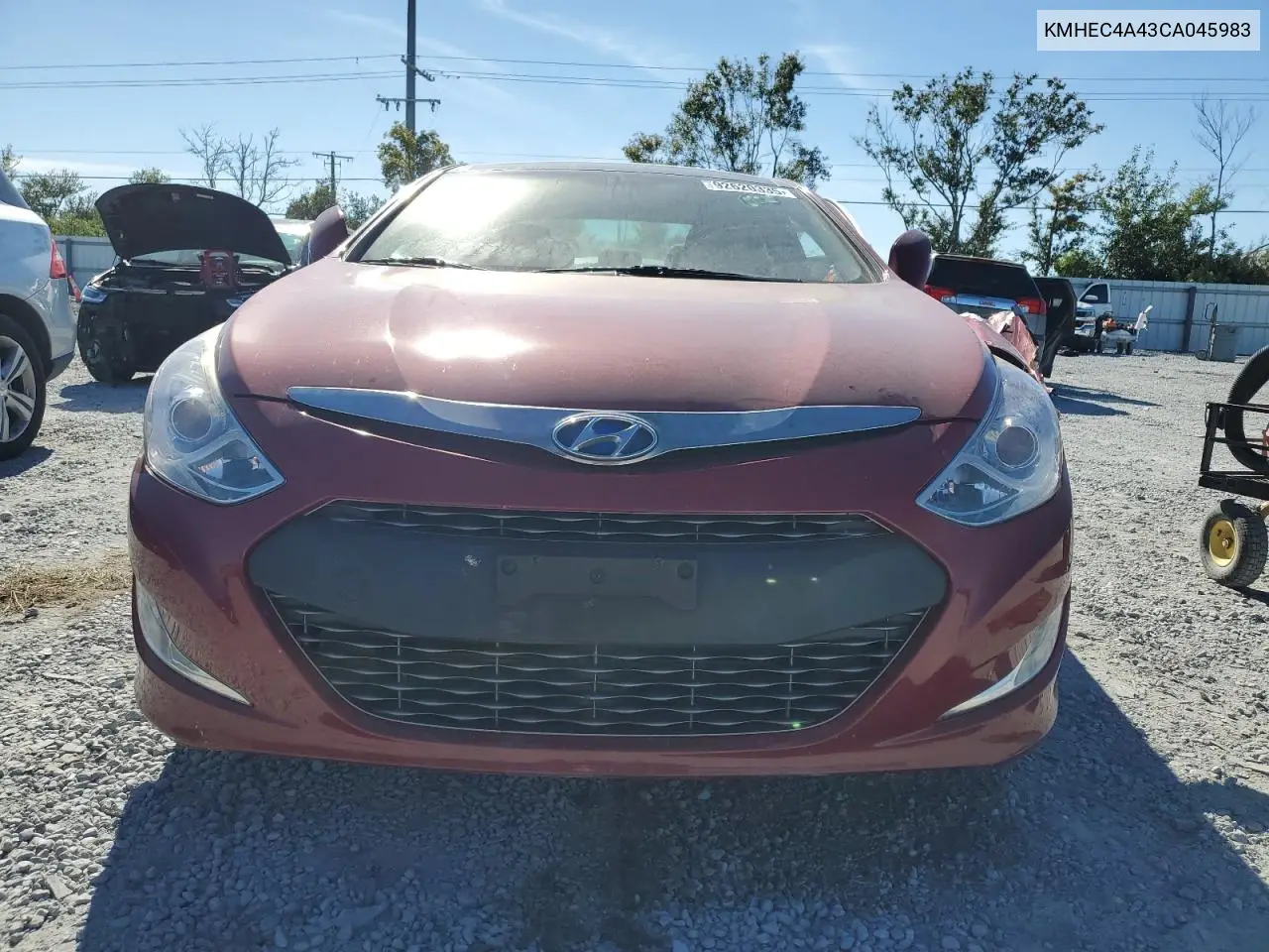 KMHEC4A43CA045983 2012 Hyundai Sonata Hybrid