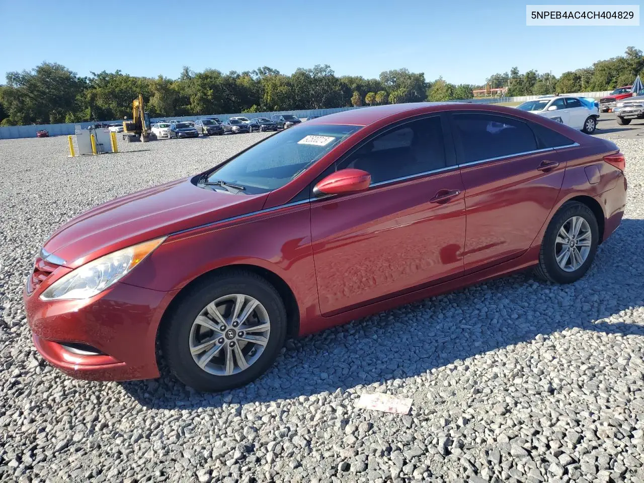 5NPEB4AC4CH404829 2012 Hyundai Sonata Gls
