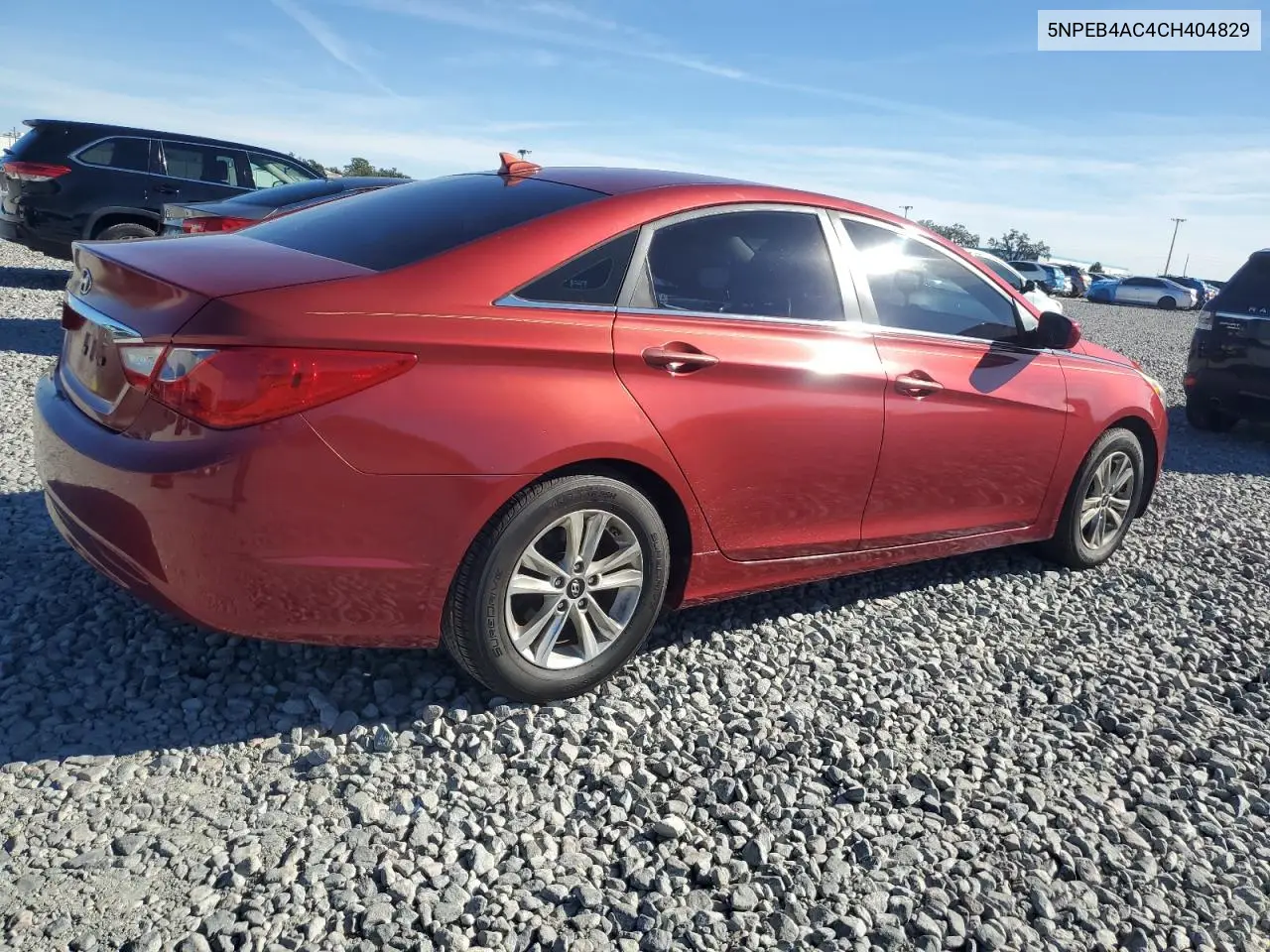 5NPEB4AC4CH404829 2012 Hyundai Sonata Gls