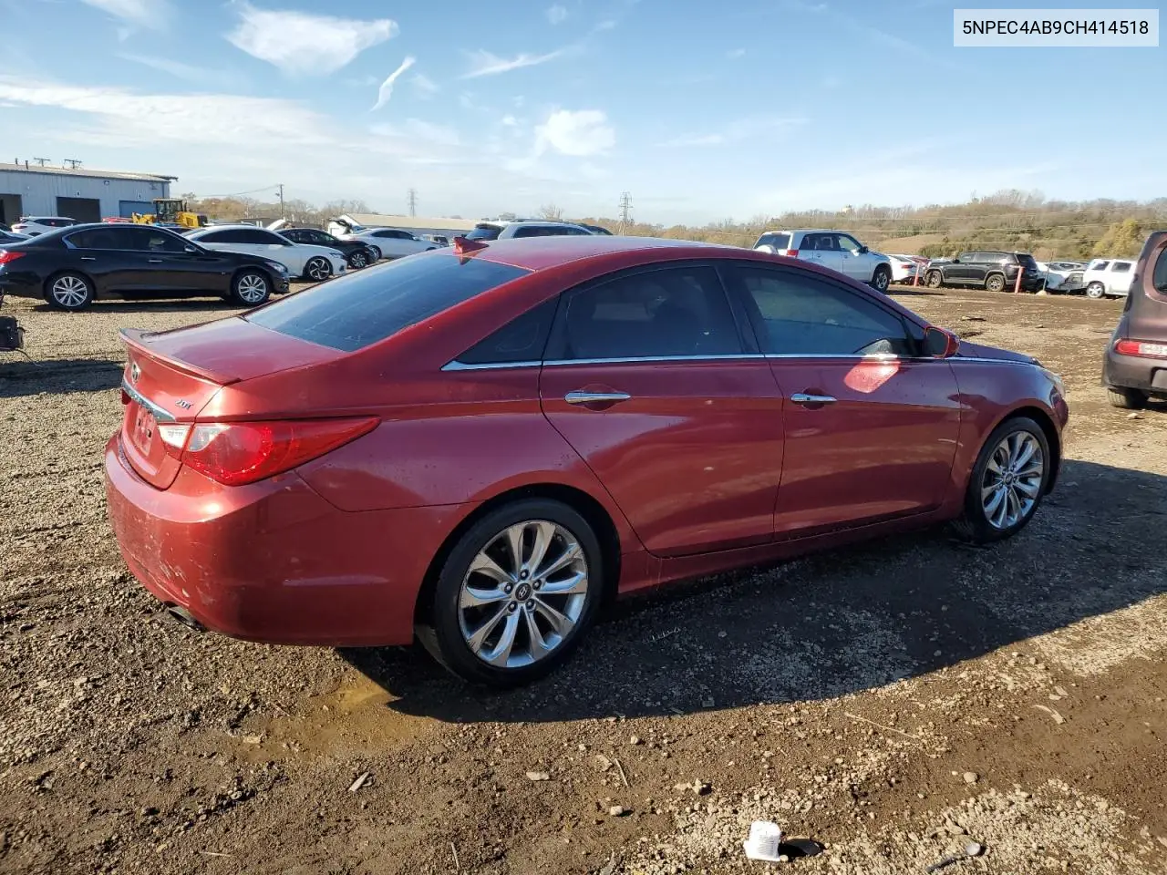 5NPEC4AB9CH414518 2012 Hyundai Sonata Se