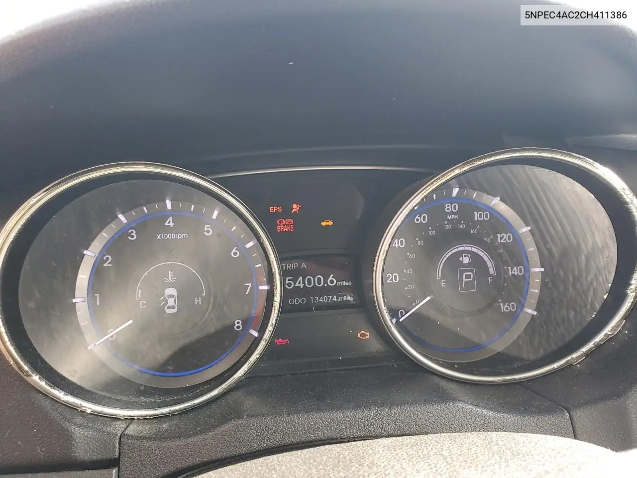 5NPEC4AC2CH411386 2012 Hyundai Sonata Se