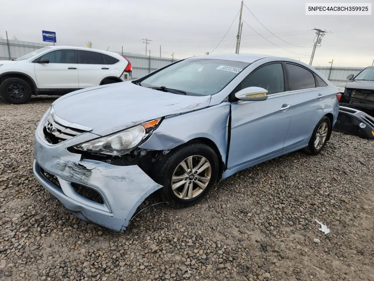 5NPEC4AC8CH359925 2012 Hyundai Sonata Se