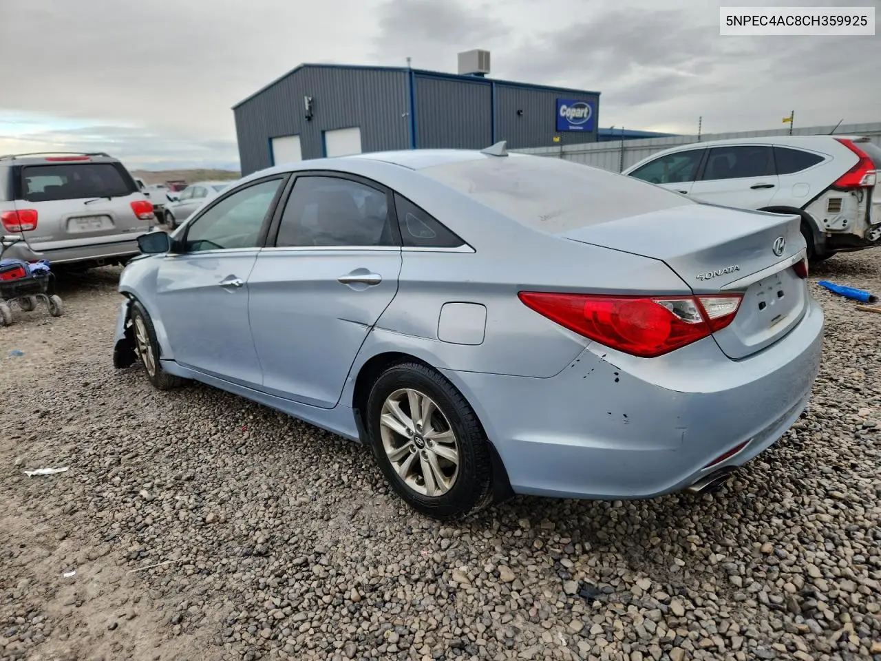5NPEC4AC8CH359925 2012 Hyundai Sonata Se