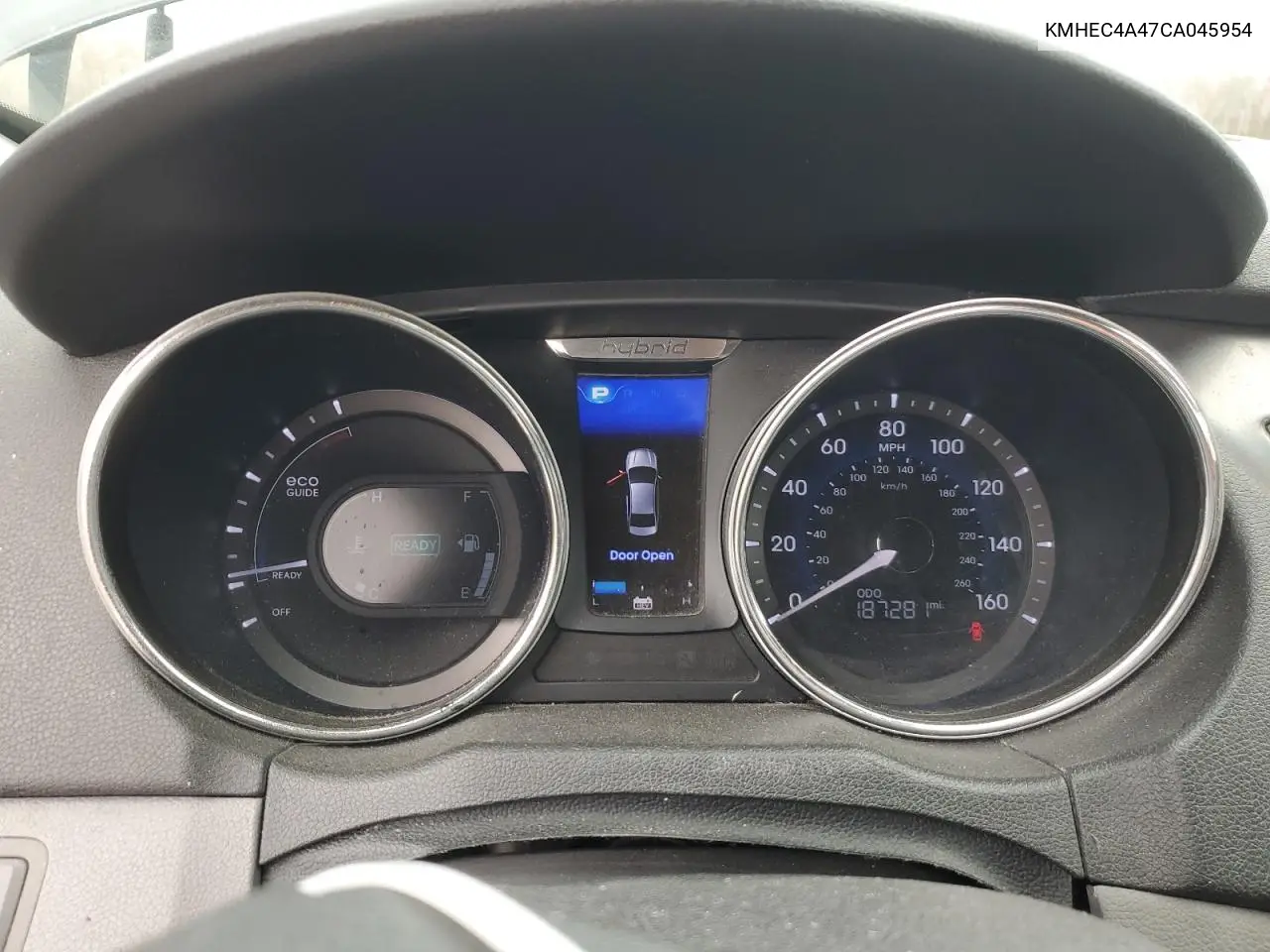 KMHEC4A47CA045954 2012 Hyundai Sonata Hybrid