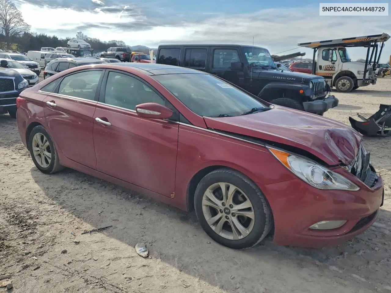 5NPEC4AC4CH448729 2012 Hyundai Sonata Se