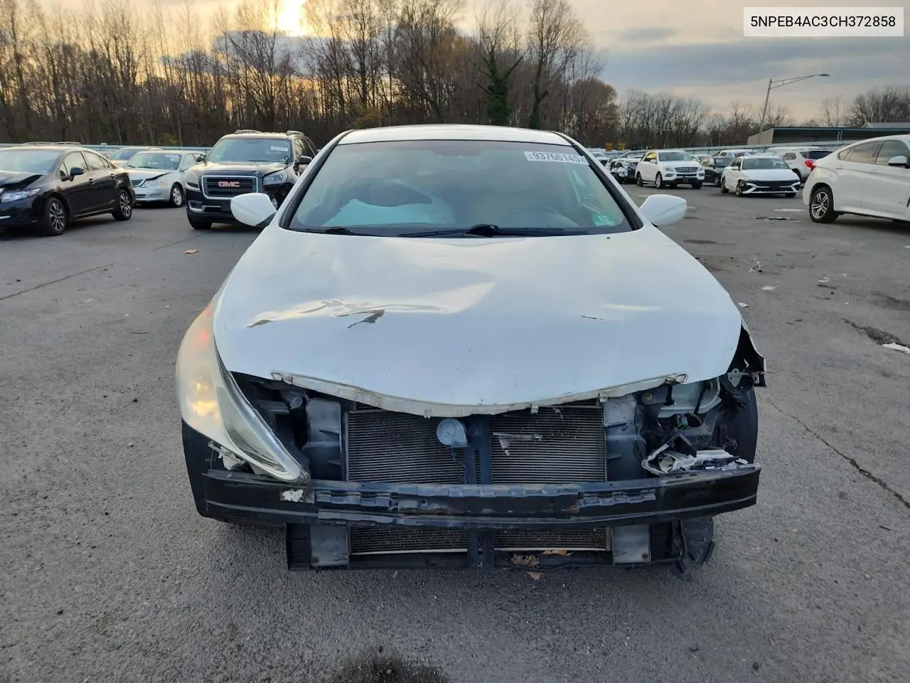 5NPEB4AC3CH372858 2012 Hyundai Sonata Gls