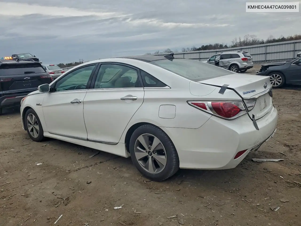 KMHEC4A47CA039801 2012 Hyundai Sonata Hybrid