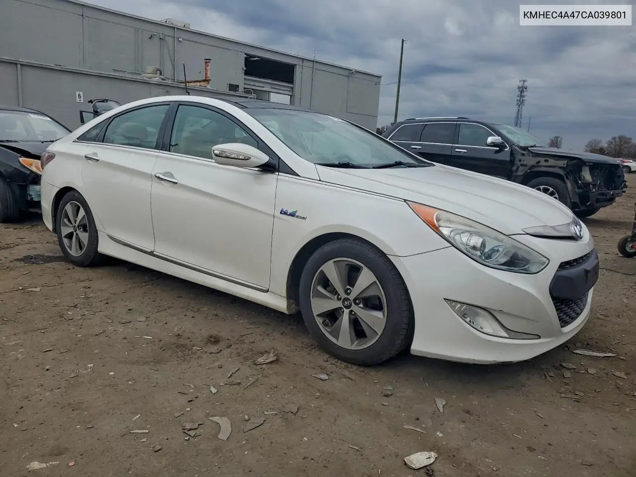 KMHEC4A47CA039801 2012 Hyundai Sonata Hybrid