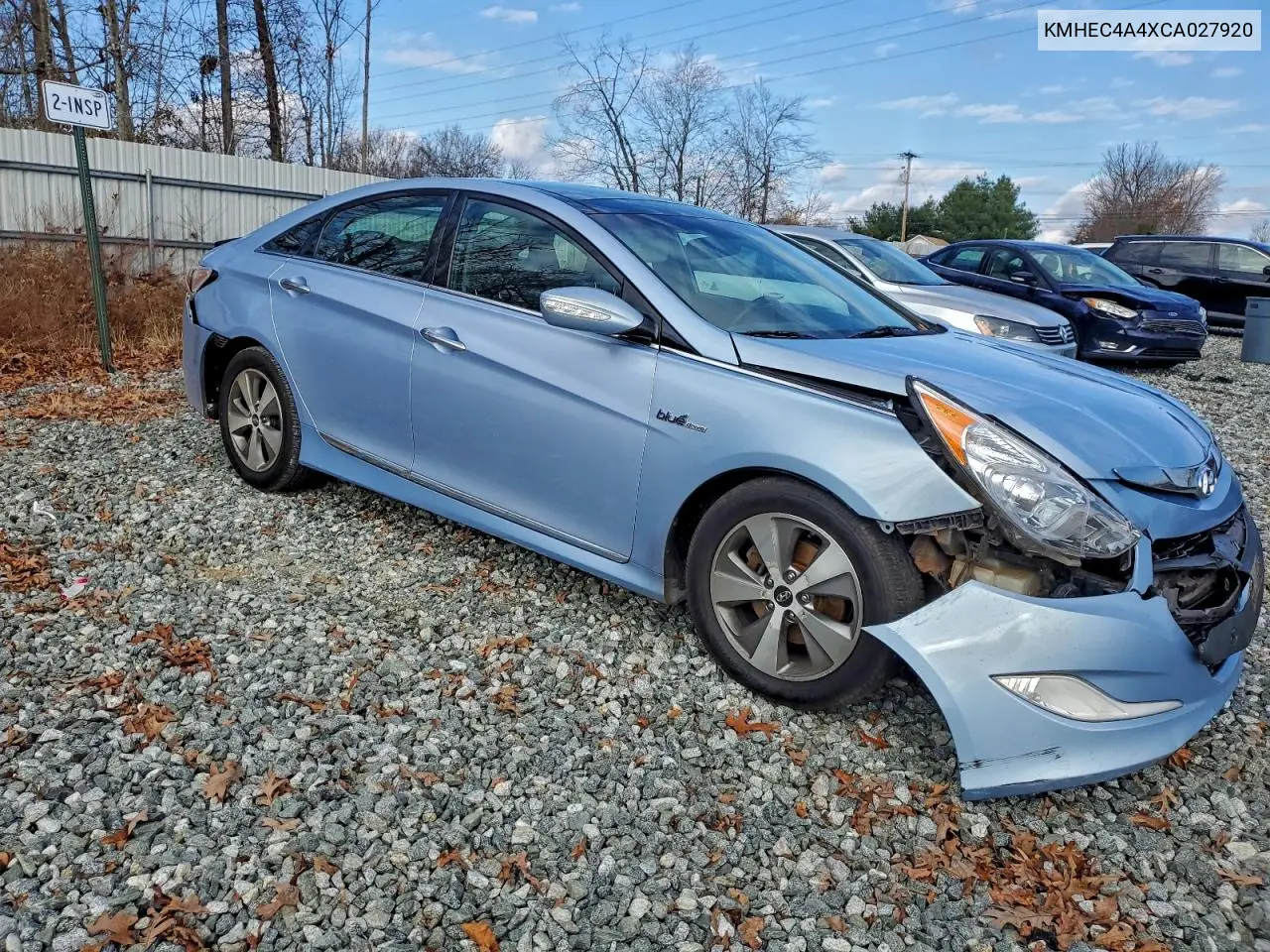 KMHEC4A4XCA027920 2012 Hyundai Sonata Hybrid