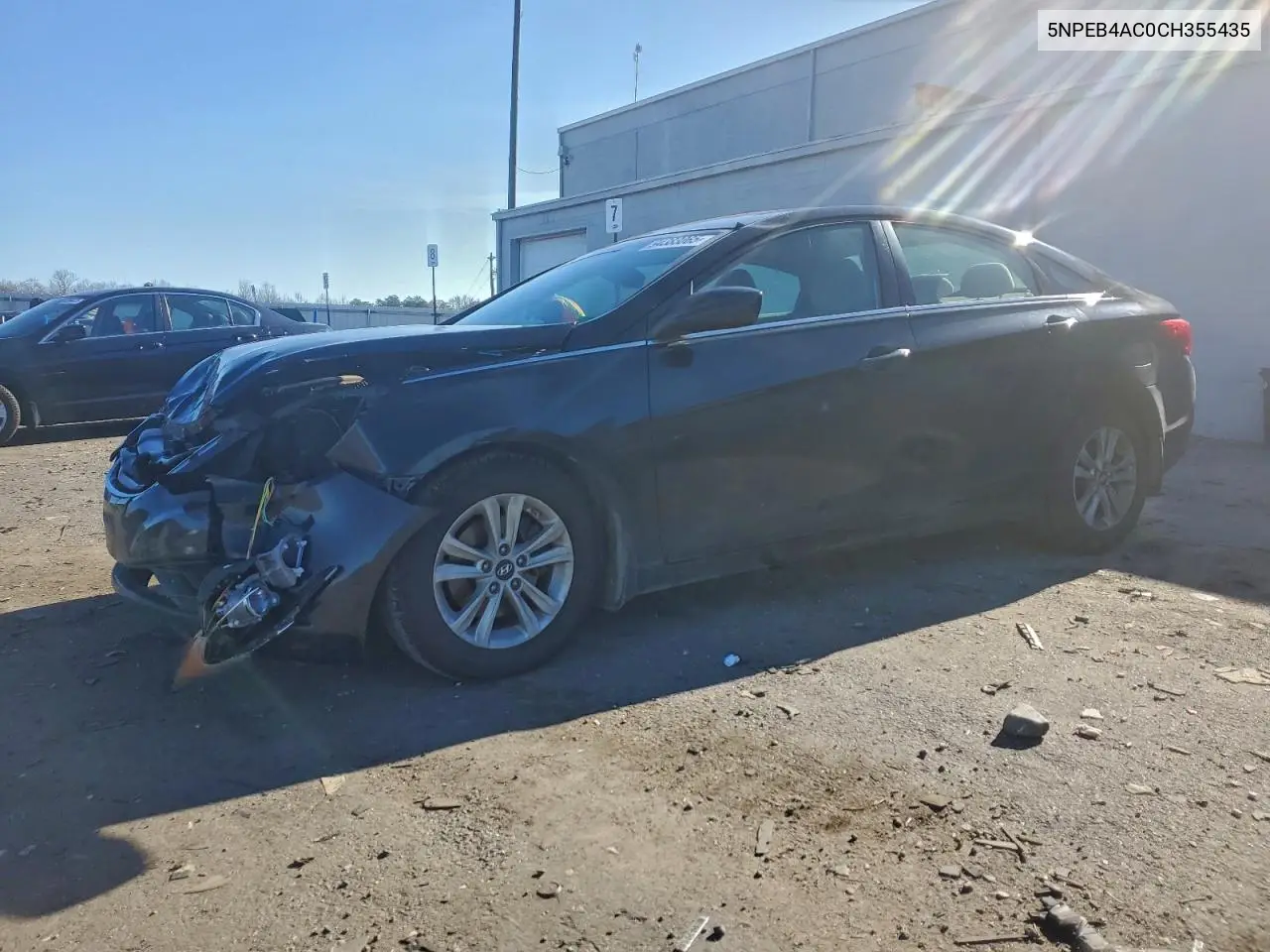 5NPEB4AC0CH355435 2012 Hyundai Sonata Gls