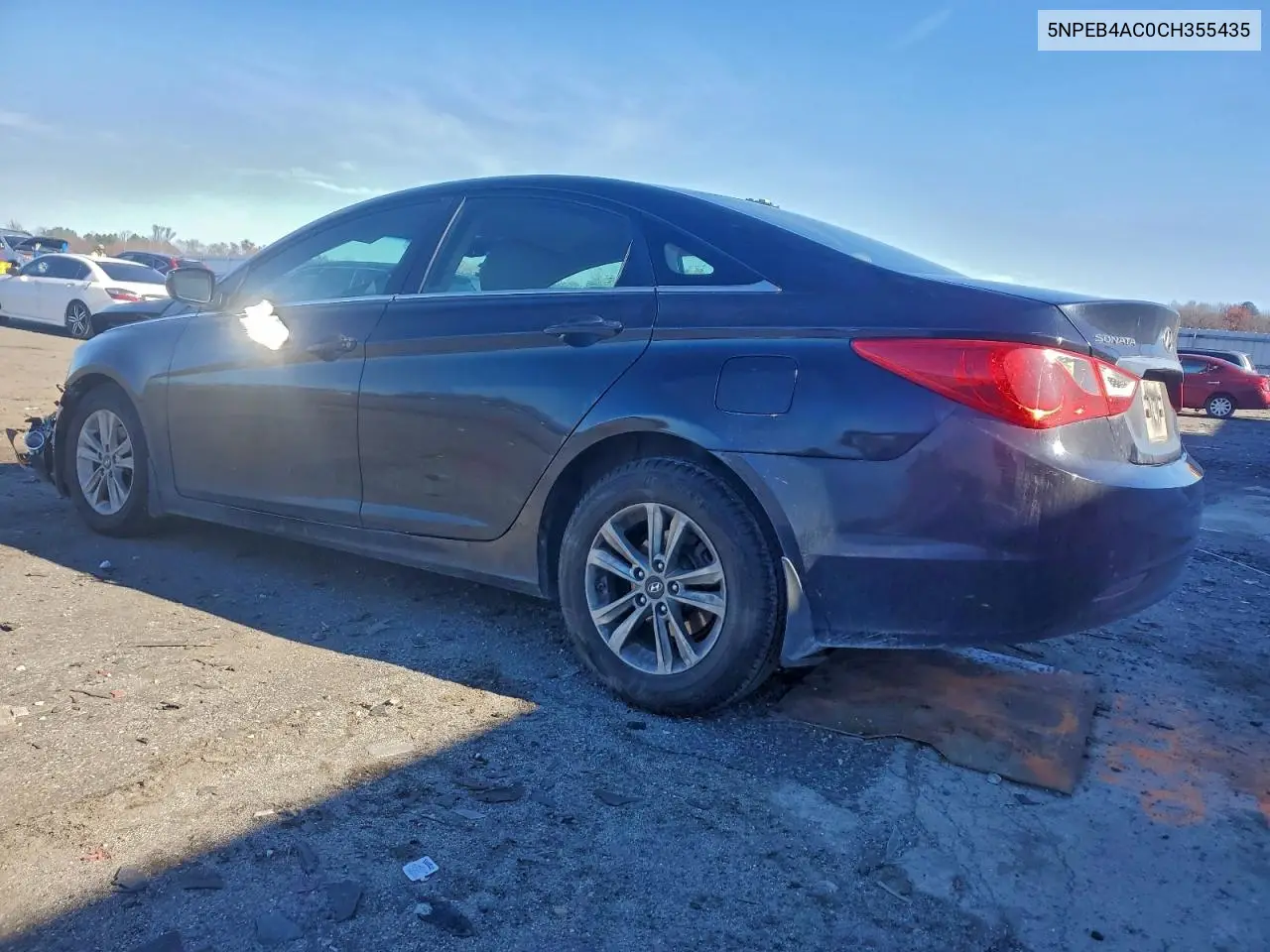 5NPEB4AC0CH355435 2012 Hyundai Sonata Gls