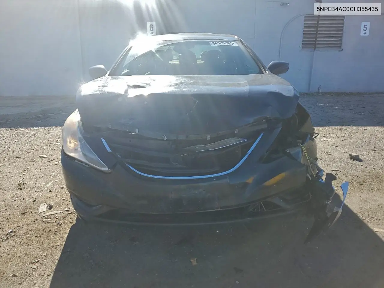5NPEB4AC0CH355435 2012 Hyundai Sonata Gls
