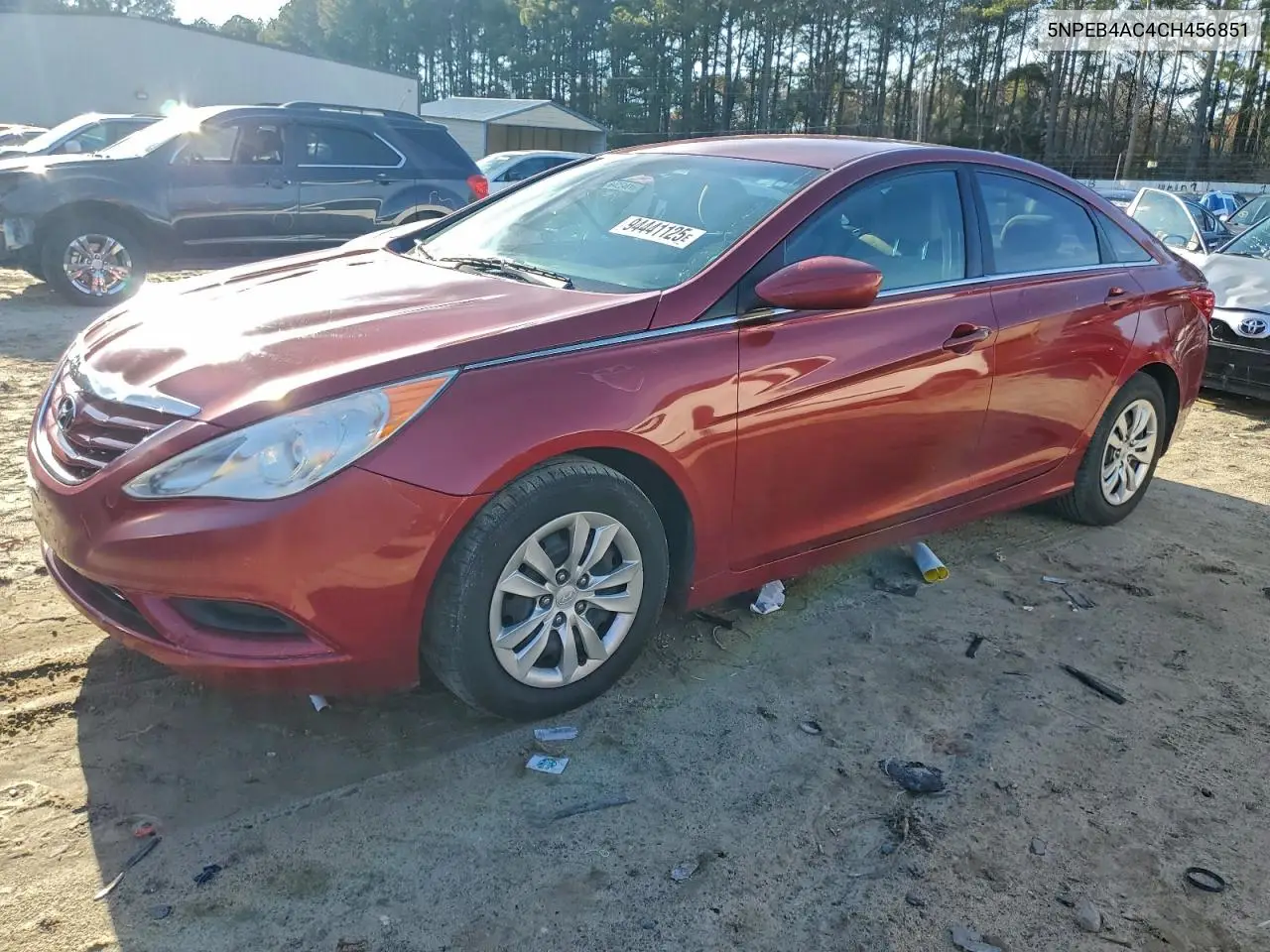 5NPEB4AC4CH456851 2012 Hyundai Sonata Gls