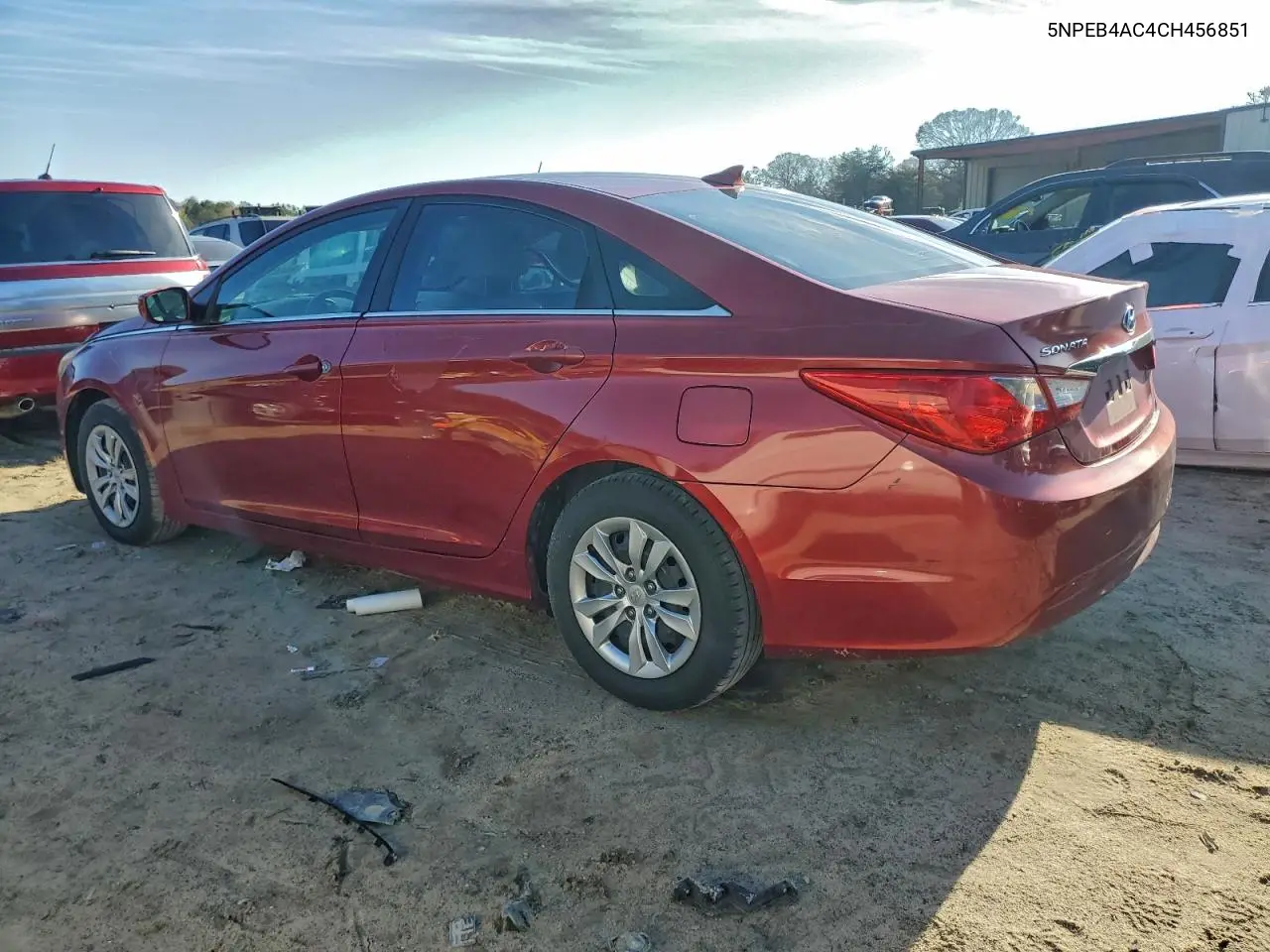 5NPEB4AC4CH456851 2012 Hyundai Sonata Gls