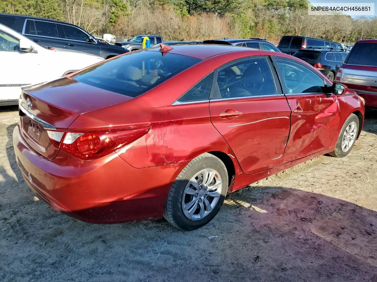 5NPEB4AC4CH456851 2012 Hyundai Sonata Gls