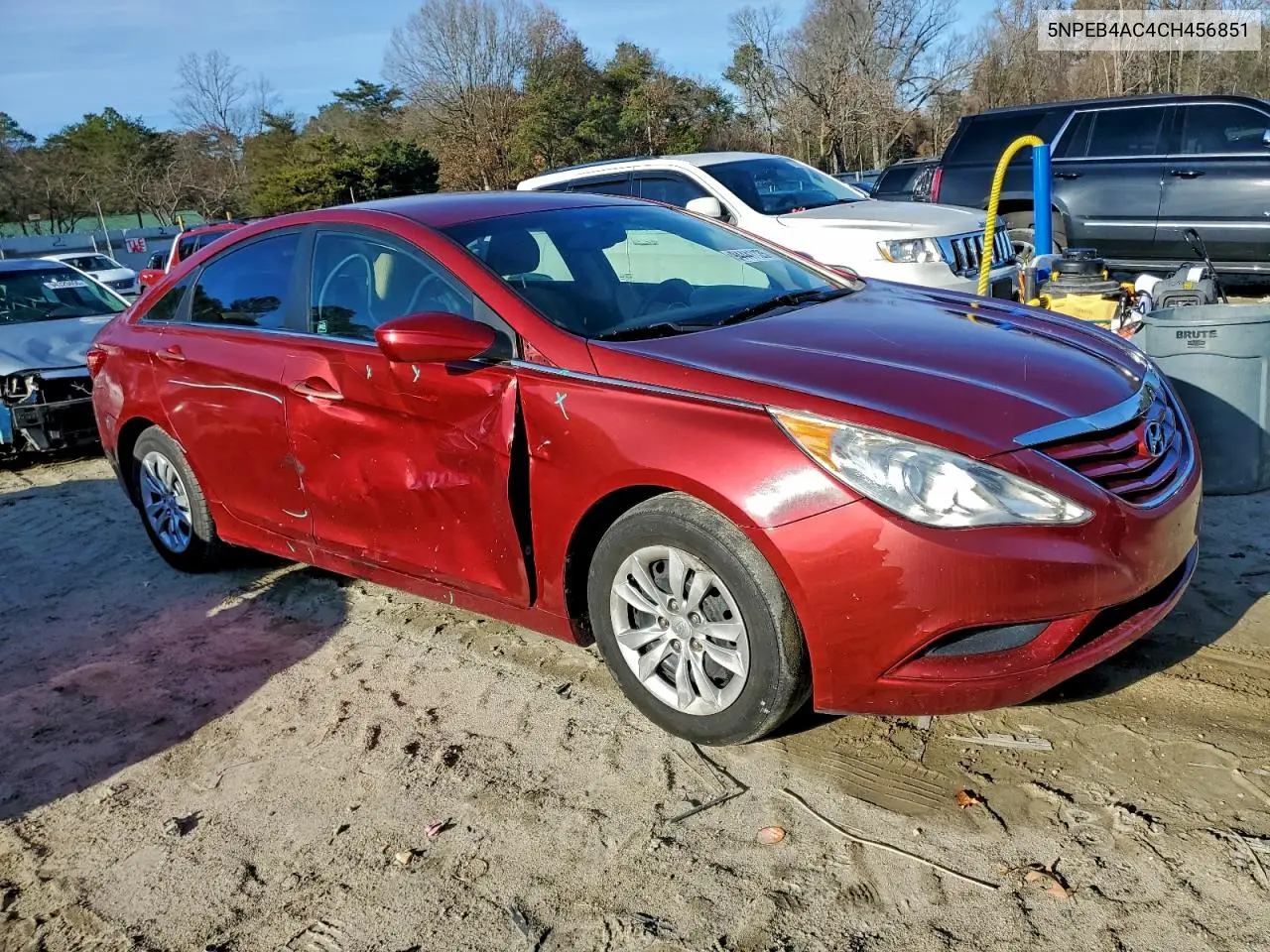 5NPEB4AC4CH456851 2012 Hyundai Sonata Gls