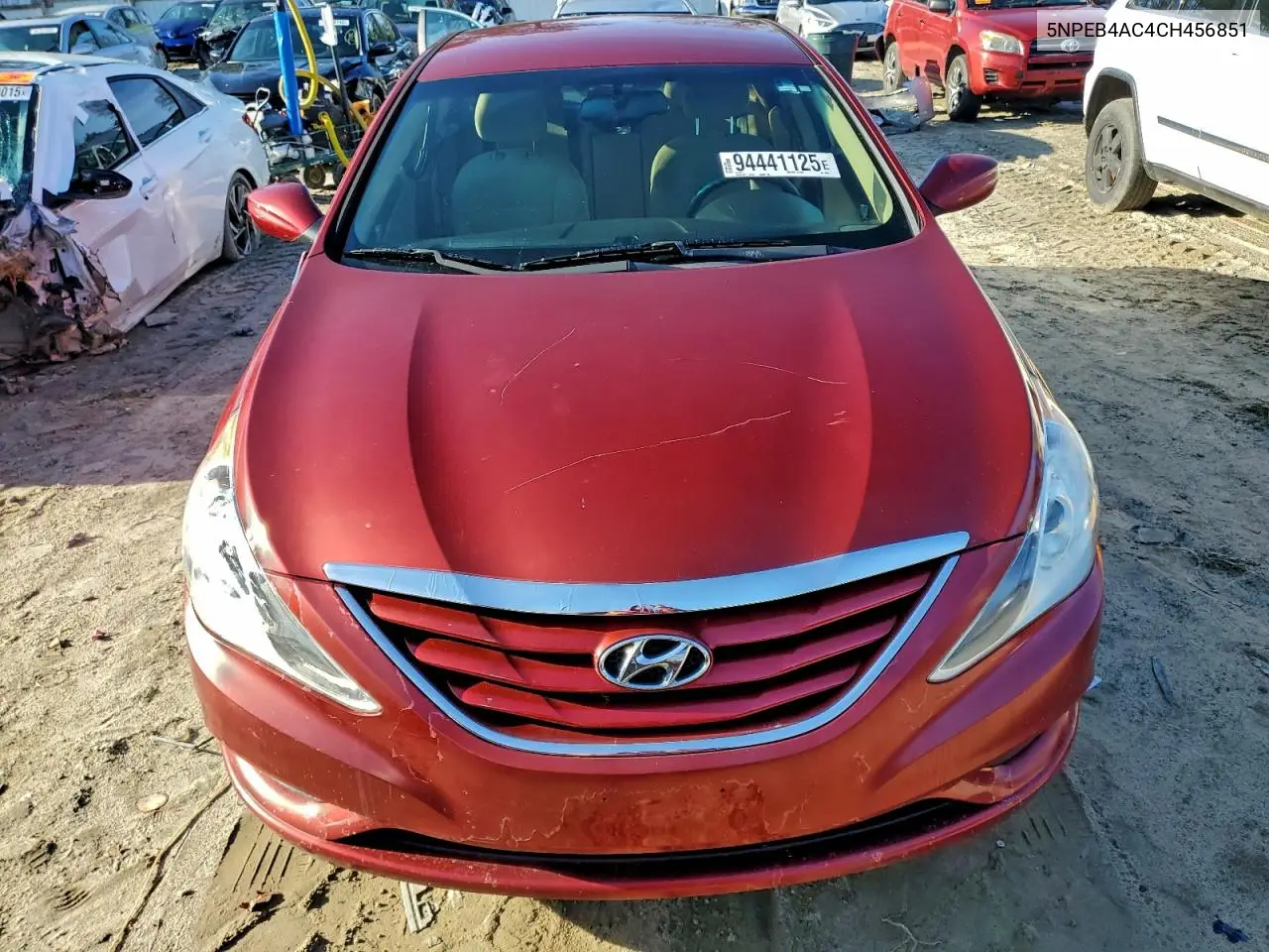 5NPEB4AC4CH456851 2012 Hyundai Sonata Gls