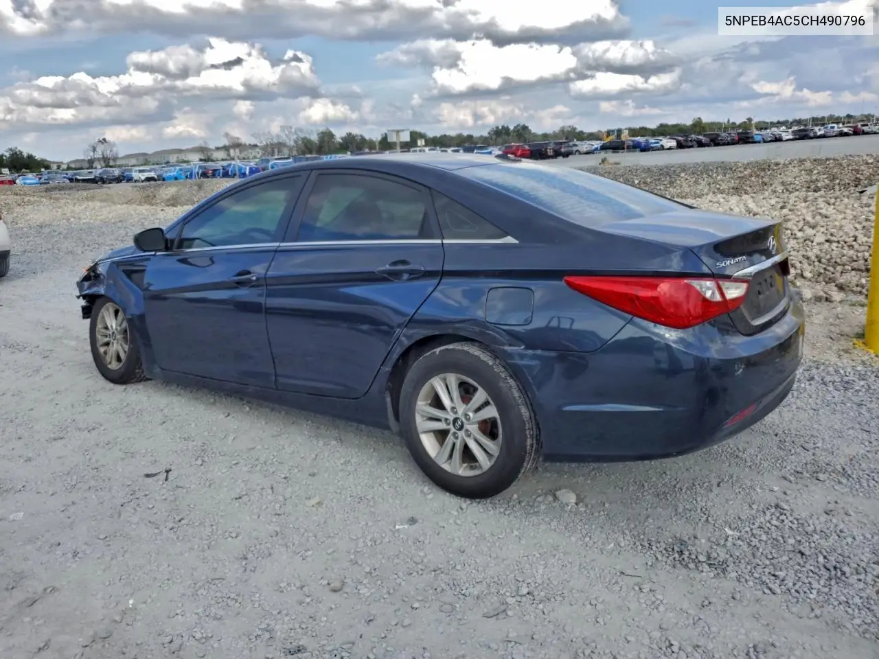 5NPEB4AC5CH490796 2012 Hyundai Sonata Gls
