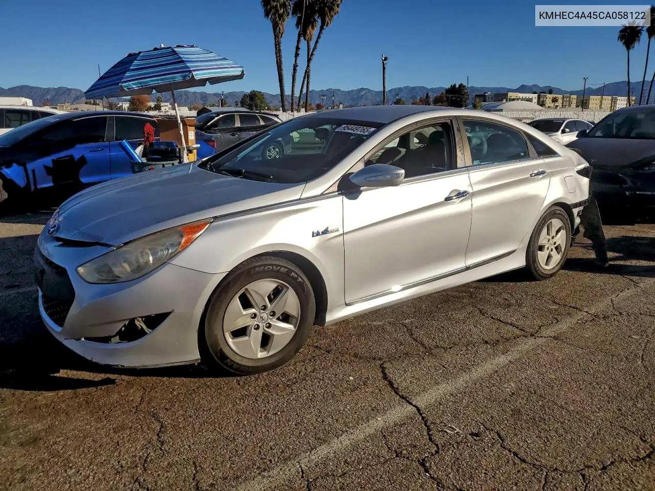 KMHEC4A45CA058122 2012 Hyundai Sonata Hybrid