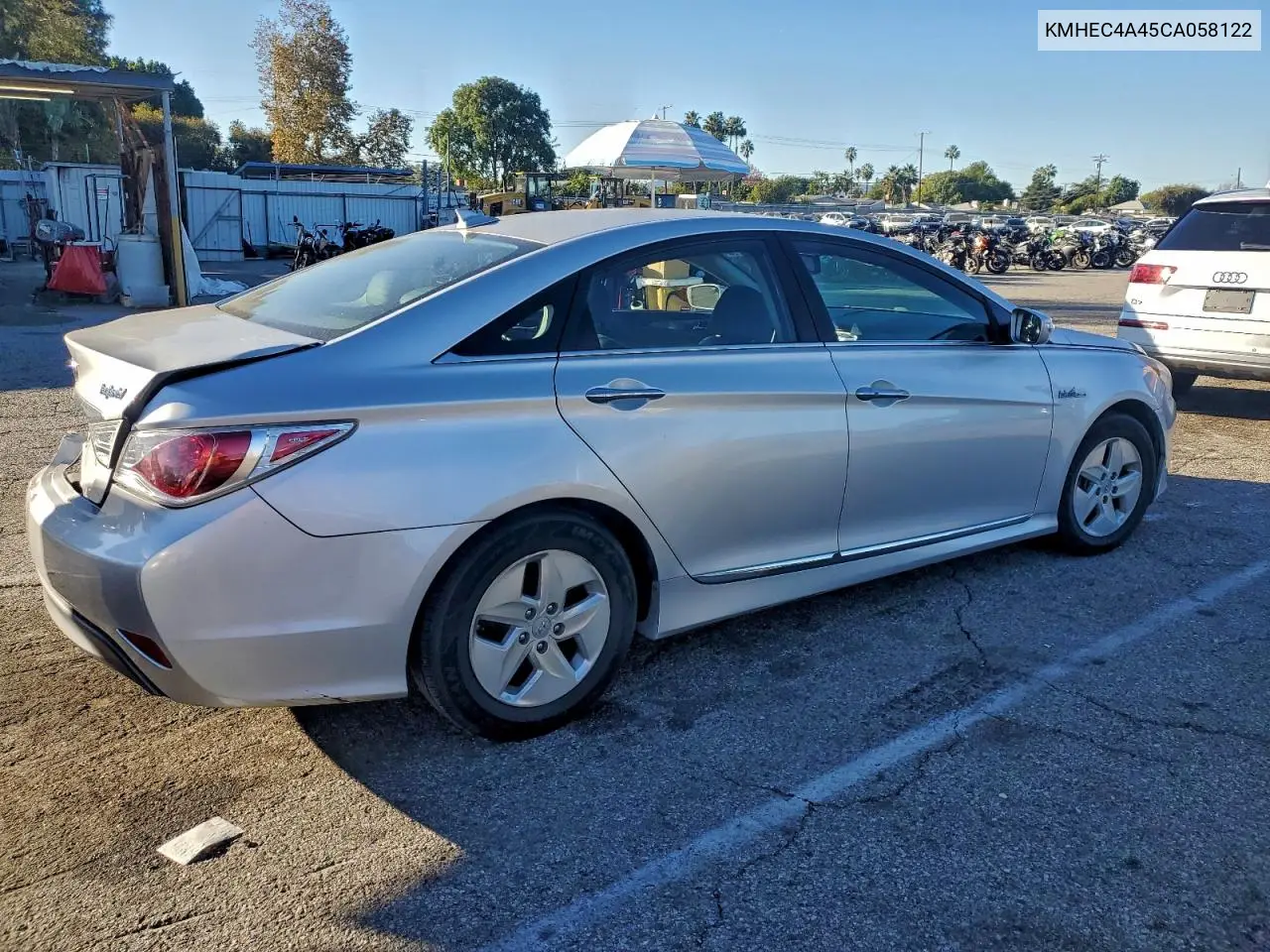 KMHEC4A45CA058122 2012 Hyundai Sonata Hybrid