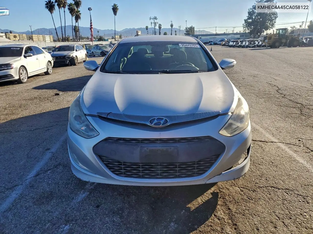 KMHEC4A45CA058122 2012 Hyundai Sonata Hybrid