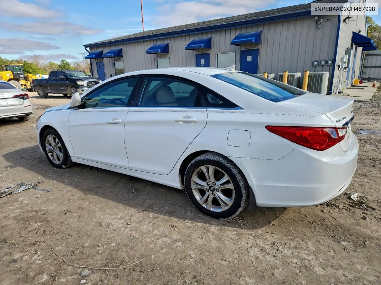 5NPEB4AC2CH487998 2012 Hyundai Sonata Gls