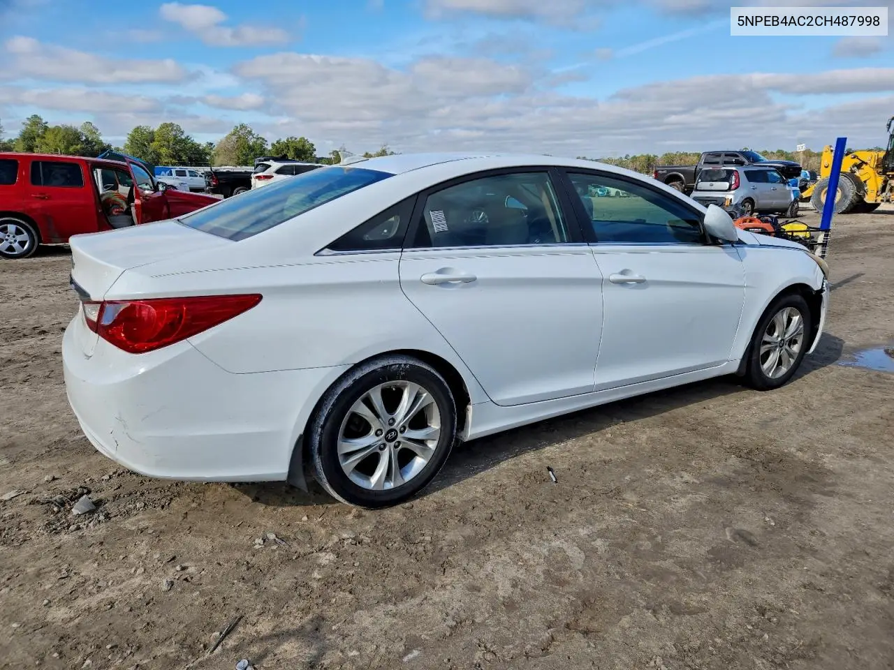5NPEB4AC2CH487998 2012 Hyundai Sonata Gls