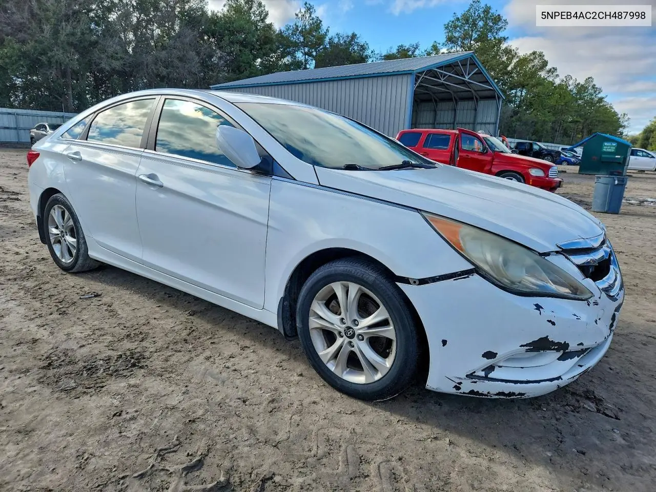 5NPEB4AC2CH487998 2012 Hyundai Sonata Gls