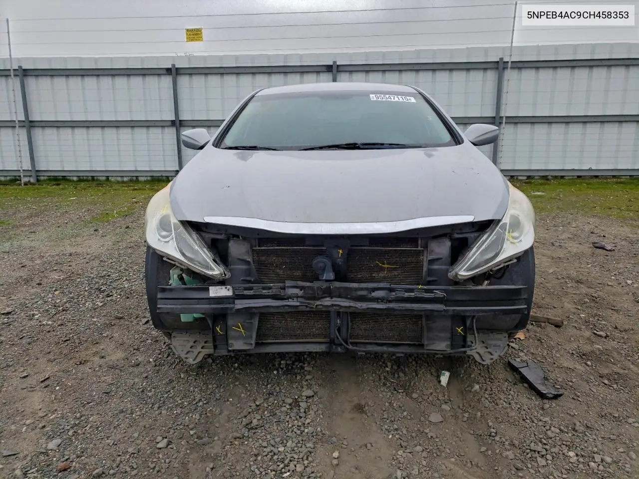 5NPEB4AC9CH458353 2012 Hyundai Sonata Gls