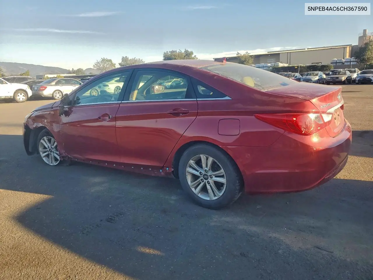 5NPEB4AC6CH367590 2012 Hyundai Sonata Gls