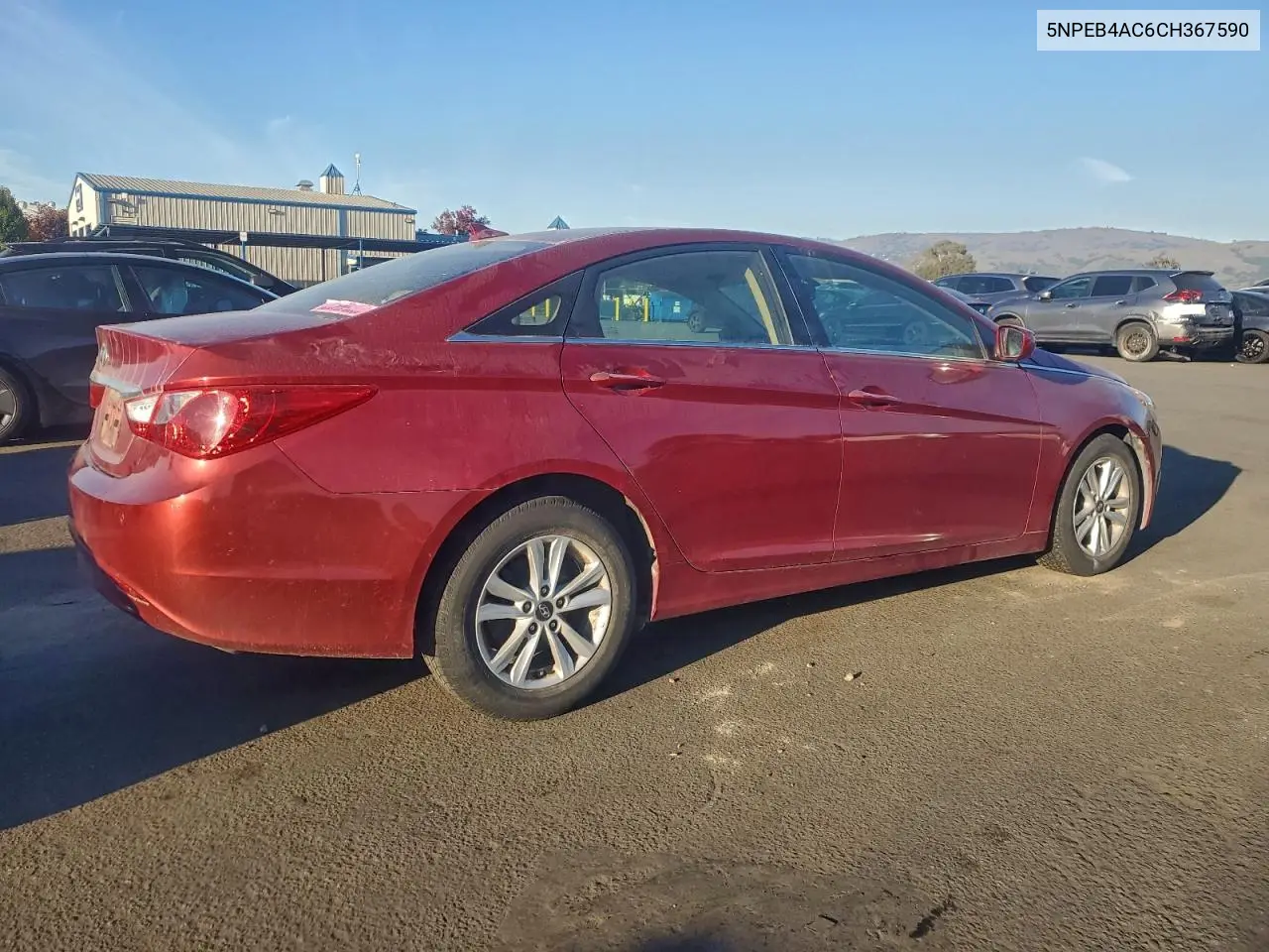 5NPEB4AC6CH367590 2012 Hyundai Sonata Gls