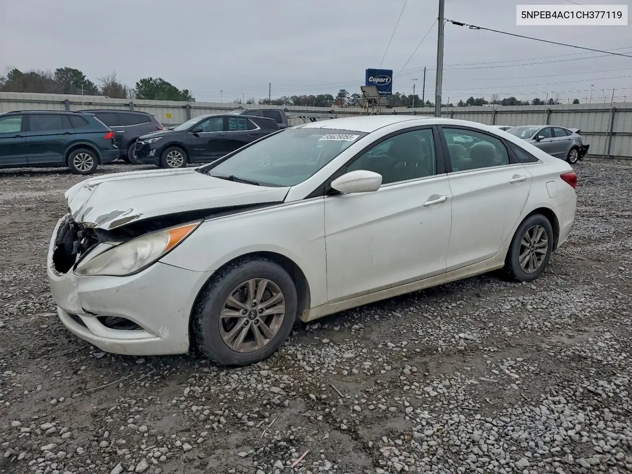 5NPEB4AC1CH377119 2012 Hyundai Sonata Gls