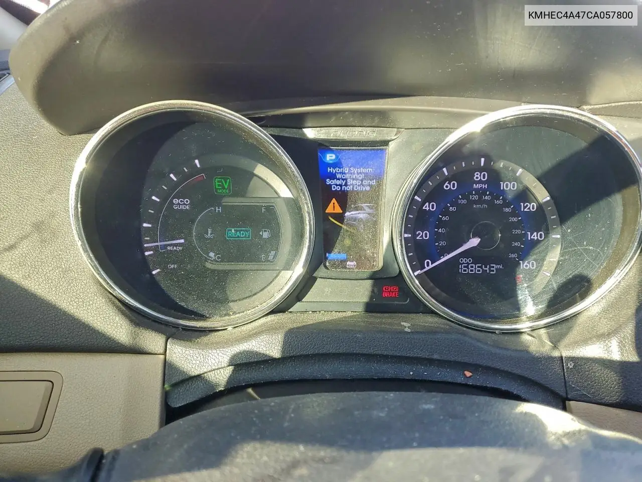 KMHEC4A47CA057800 2012 Hyundai Sonata Hybrid