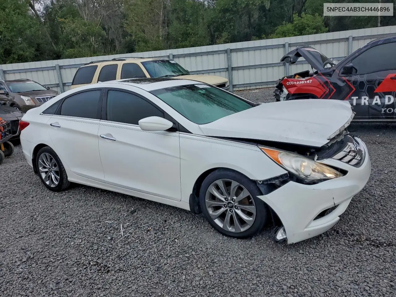 5NPEC4AB3CH446896 2012 Hyundai Sonata Se