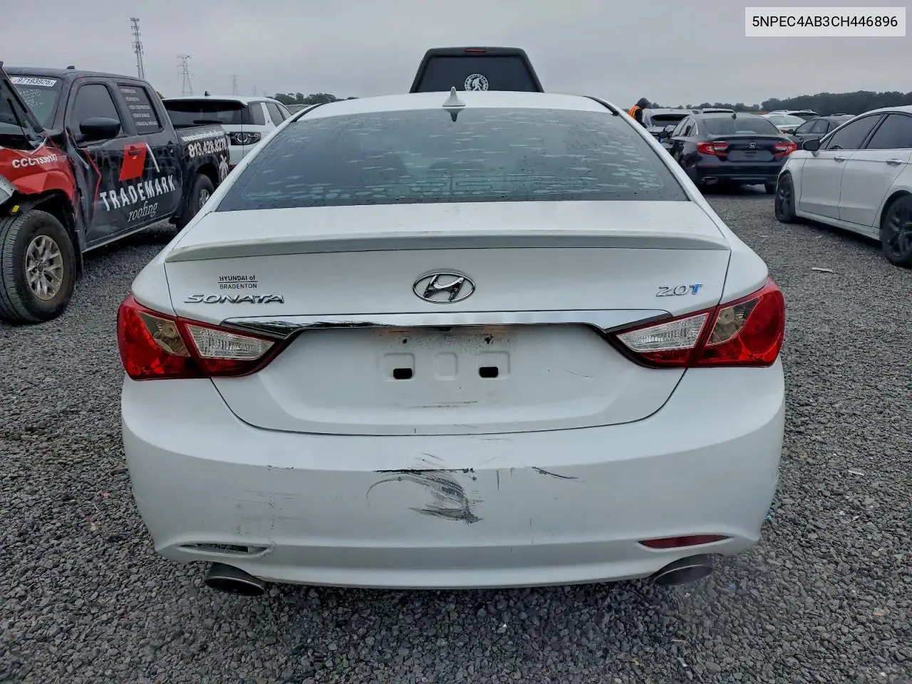5NPEC4AB3CH446896 2012 Hyundai Sonata Se