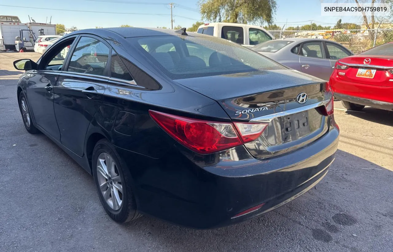 5NPEB4AC9DH759819 2013 Hyundai Sonata Gls