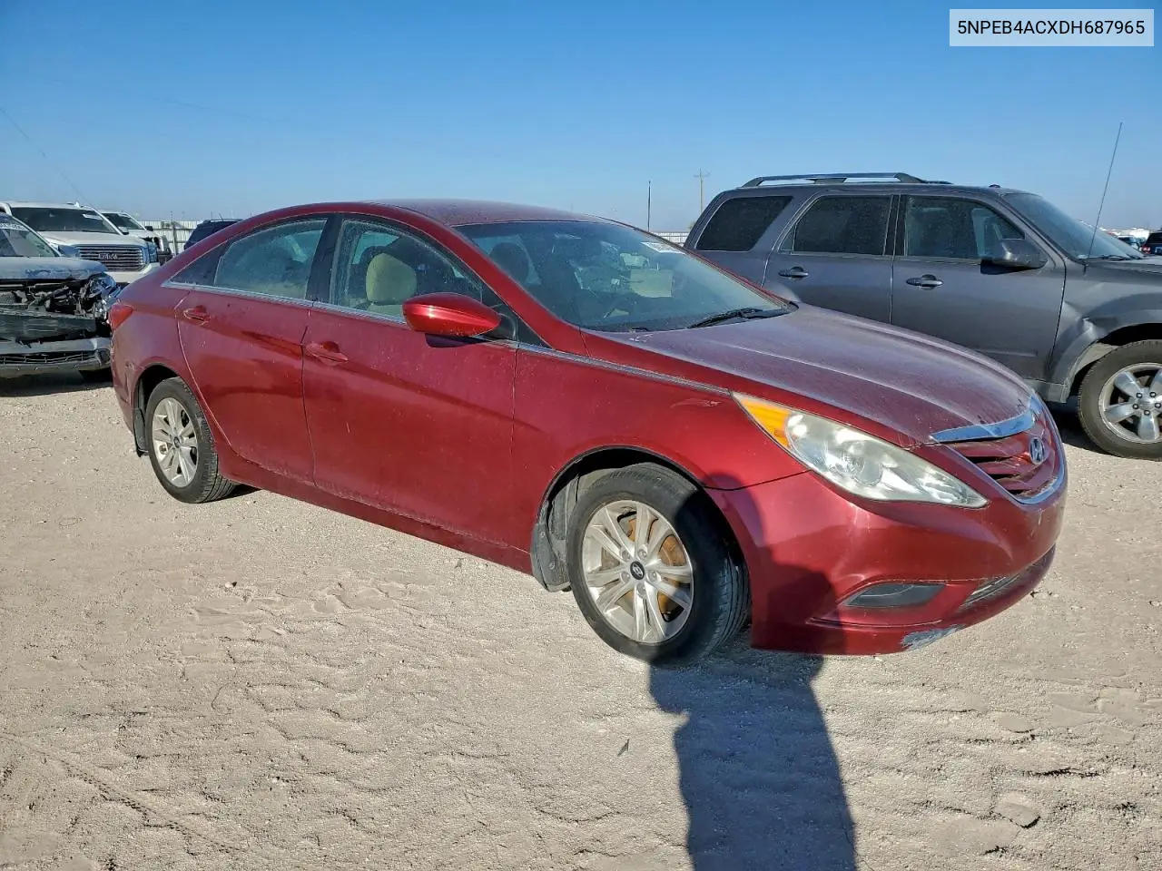 5NPEB4ACXDH687965 2013 Hyundai Sonata Gls