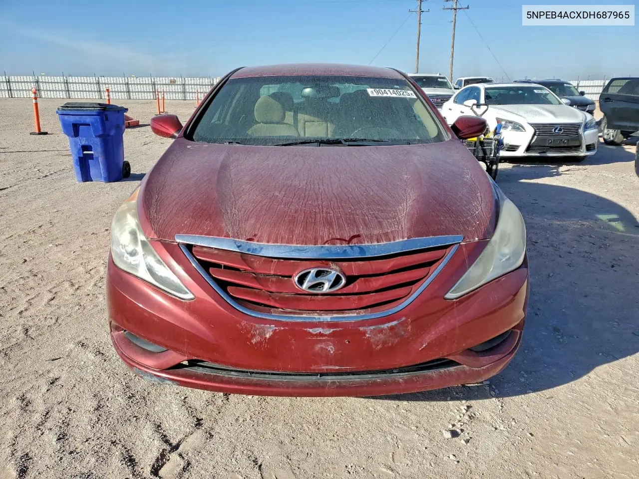 5NPEB4ACXDH687965 2013 Hyundai Sonata Gls