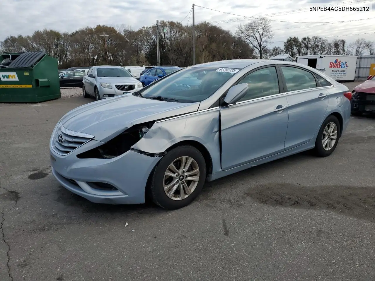 5NPEB4AC5DH665212 2013 Hyundai Sonata Gls