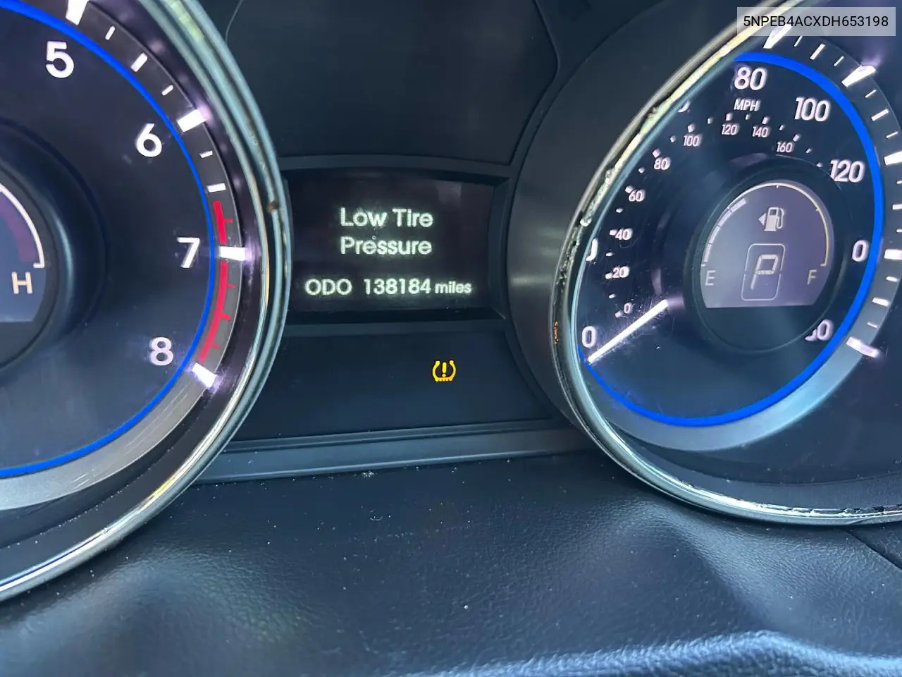 5NPEB4ACXDH653198 2013 Hyundai Sonata Gls