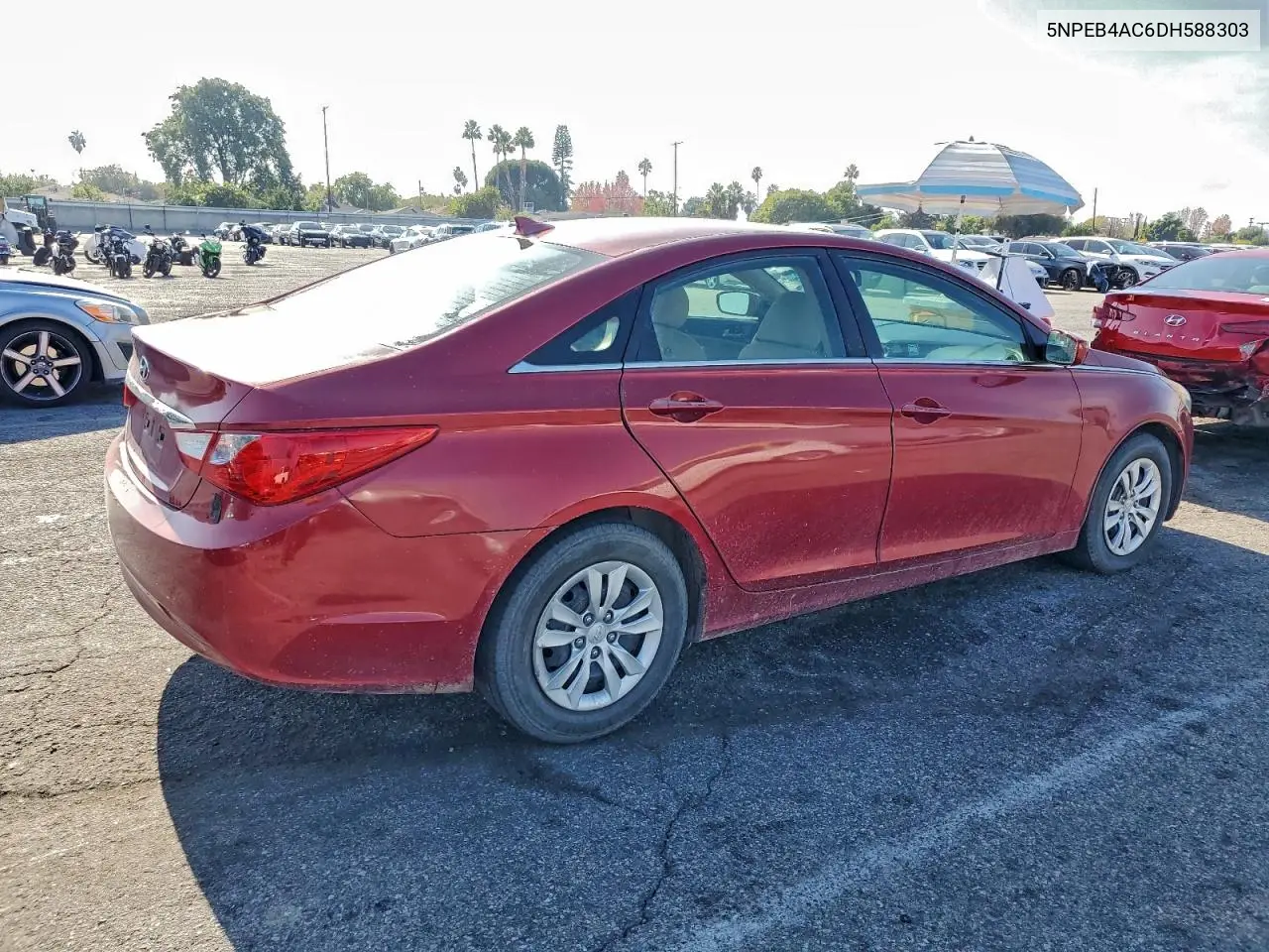 5NPEB4AC6DH588303 2013 Hyundai Sonata Gls