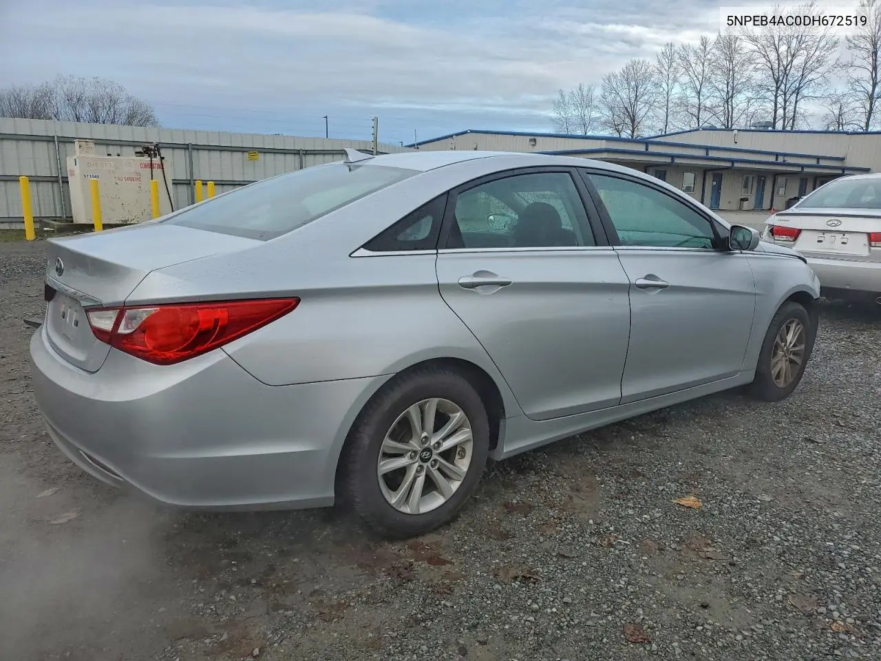5NPEB4AC0DH672519 2013 Hyundai Sonata Gls