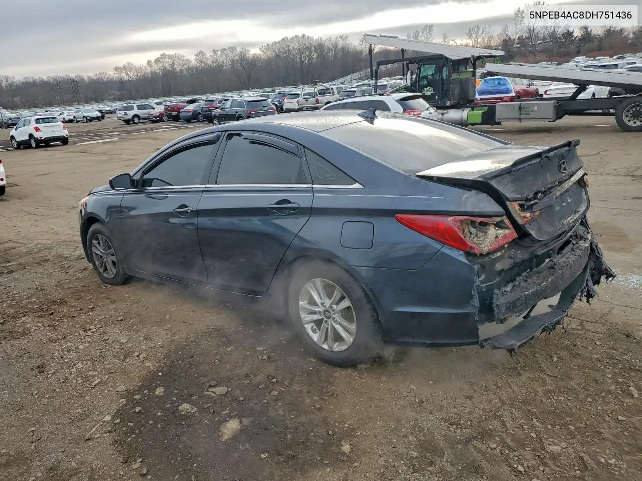 5NPEB4AC8DH751436 2013 Hyundai Sonata Gls